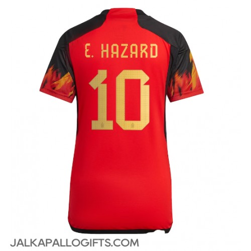 Belgia Eden Hazard #10 Kotipaita Naiset MM-kisat 2022 Lyhythihainen
